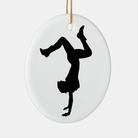 Hip Hop Dancer Personalized Ornament (Rechts)