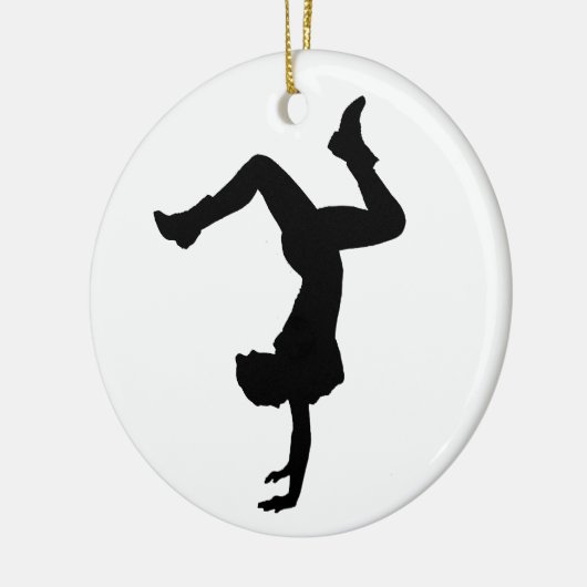 Hip Hop Dancer Personalized Ornament (Links)