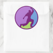 Hip Hop Dancer Ronde Sticker (Tas)