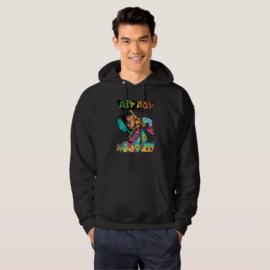 Hip Hop Dancing Break Dance Spring Street P Hoodie (Voorkant volledig)