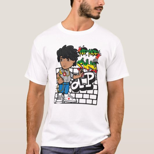 Hip Hop Dancing Break Dance Spring Street P T-shirt (Voorkant)