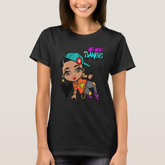 Hip Hop Dancing Break Dance Spring Street P T-shirt (Voorkant)