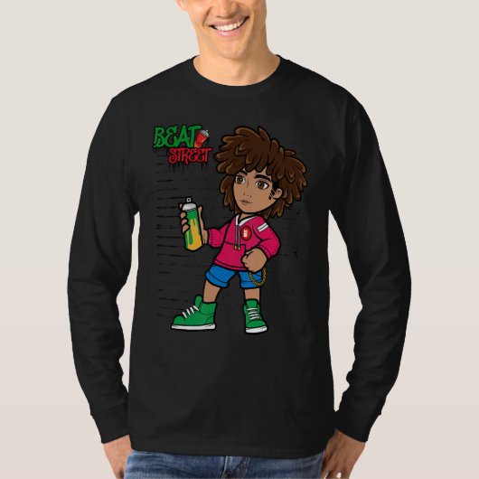 Hip Hop Dancing Break Dance Spring Street P T-shirt (Voorkant)