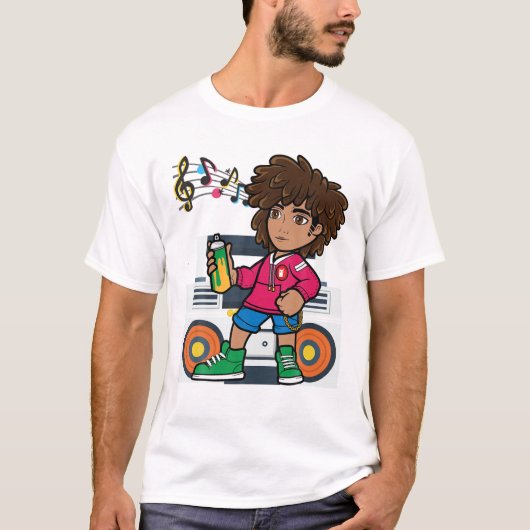 Hip Hop Dancing Break Dance Spring Street P T-shirt (Voorkant)