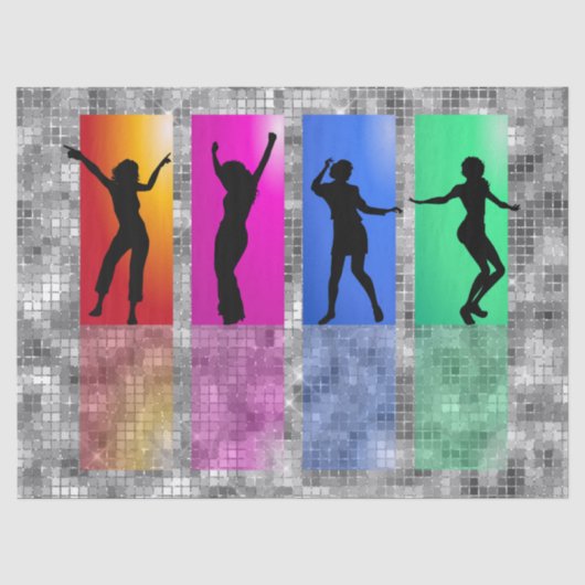 Hip Hop Dans Disco Bal Tissuepapier (Voorkant)