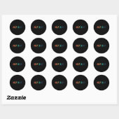 Hip-hop dansen breakdance breakdance ronde sticker (Vel)