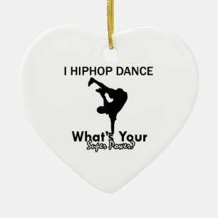 Hip Hop dansende design Keramisch Ornament