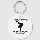 Hip Hop dansende design Sleutelhanger (Voorkant)