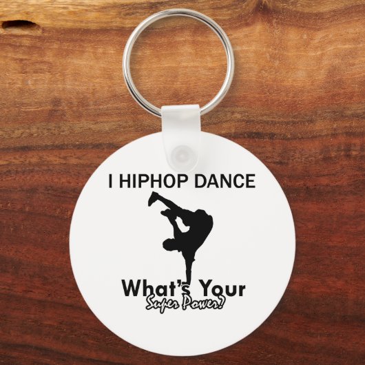 Hip Hop dansende design Sleutelhanger (Voorkant)