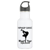 Hip Hop dansende design Waterfles (Voorkant)