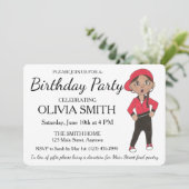 Hip Hop Danser Thema Verjaardagsfeest Kaart (Staand voorkant)