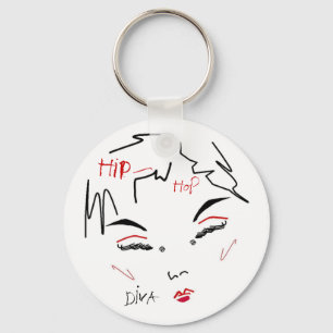 Hip-Hop Diva Sleutelhanger