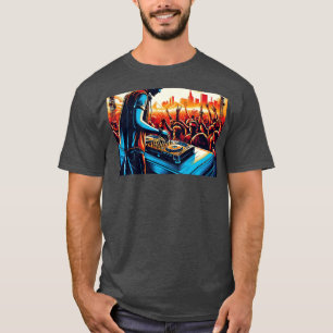 Hip Hop DJ Retro  Album Bronx Party Collect T-shirt