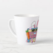 Hip-Hop Easter Bunny Mixtape – Retro Cassette Latte Mok (Linkerhoek)