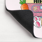 Hip-Hop Easter Bunny Mixtape – Retro Cassette Muismat (Hoek)