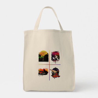 Hip Hop Elements Tote Bag MC DJ Breakdance
