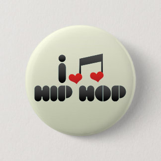 Hip Hop fan Ronde Button 5,7 Cm
