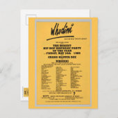 Hip Hop Flyer Briefkaart (Voorkant / Achterkant)