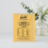 Hip Hop Flyer Briefkaart (Staand voorkant)