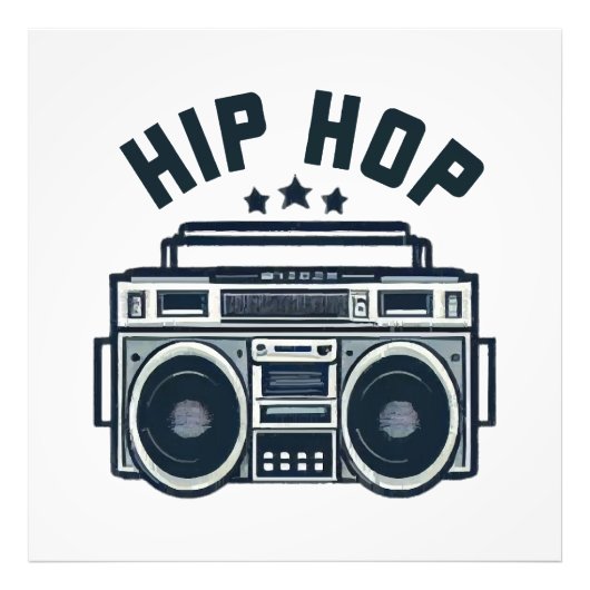 Hip hop foto afdruk (Voorkant)