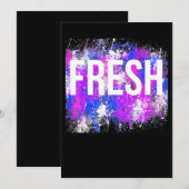 Hip Hop Fresh Old School Rap Urban Slang Kaart (Voorkant / Achterkant)