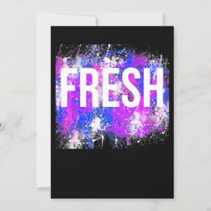 Hip Hop Fresh Old School Rap Urban Slang Kaart