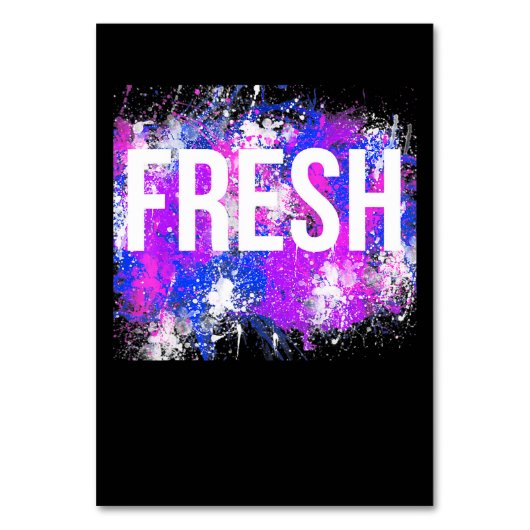 Hip Hop Fresh Old School Rap Urban Slang Kaart (Voorkant)