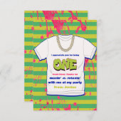 Hip Hop Fresh One met foto Bedankt Kaart (Voorkant / Achterkant)