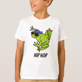 Hip Hop Funny Hopping Frog Pun T-shirt (Voorkant)