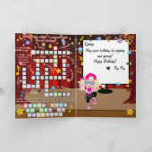 Hip Hop Geheim Bericht Blonde Meisjes Gefeliciteer Kaart (Binnen)