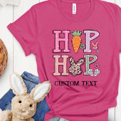 "Hip Hop" Gepersonaliseerd Paasfeest T-shirt (Bulk