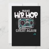 Hip Hop Gift | Maak Hip Hop weer geweldig Feestdagenkaart (Voorkant)