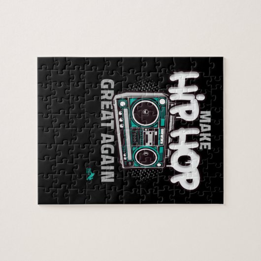 Hip Hop Gift | Maak Hip Hop weer geweldig Legpuzzel (Horizontaal)
