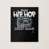 Hip Hop Gift | Maak Hip Hop weer geweldig Legpuzzel (Verticaal)