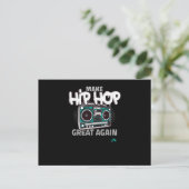 Hip Hop Gift | Maak Hip Hop weer geweldig Uitnodiging Briefkaart (Staand voorkant)