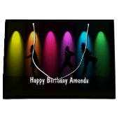 Hip Hop Girl Birthday Custom LG GB Groot Cadeauzakje (Voorkant)