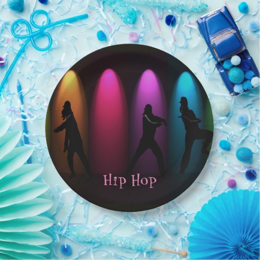Hip Hop Girl Birthday Party Borden Papieren Bordje (Feest)