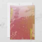 Hip Hop Girl Birthday Party Invitation Kaart (Achterkant)