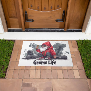Hip Hop Gnome Illustratie - Gnome Life Deurmat