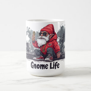 Hip Hop Gnome Illustratie - Gnome Life Koffiemok