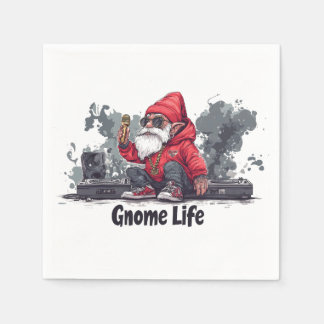 Hip Hop Gnome Illustratie - Gnome Life Servet
