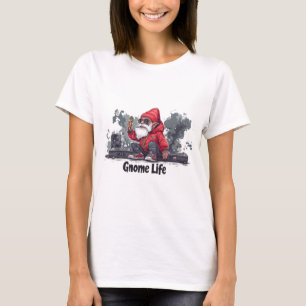 Hip Hop Gnome Illustratie - Gnome Life T-shirt