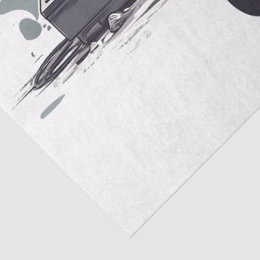 Hip Hop Gnome Illustratie - Gnome Life Tissuepapier (Detail)