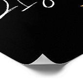 Hip Hop Gold Cuban Link Chain Welkomstbord Poster (Hoek)