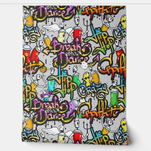 Hip Hop Graffiti Behang