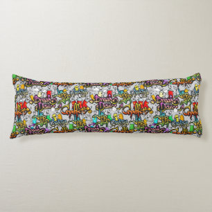 Hip Hop Graffiti body kussens