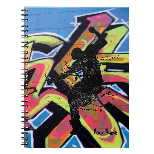 Hip Hop Graffiti Dancer Persoonlijk Notitieboek (Voorkant)