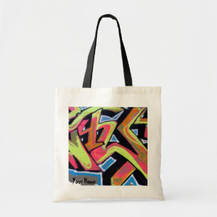 Hip Hop Graffiti gepersonaliseerd Tote Bag