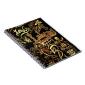 Hip Hop Graffiti-laptop Notitieboek (Rechterzijde)