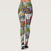 Hip Hop Graffiti leggings (Achterkant)